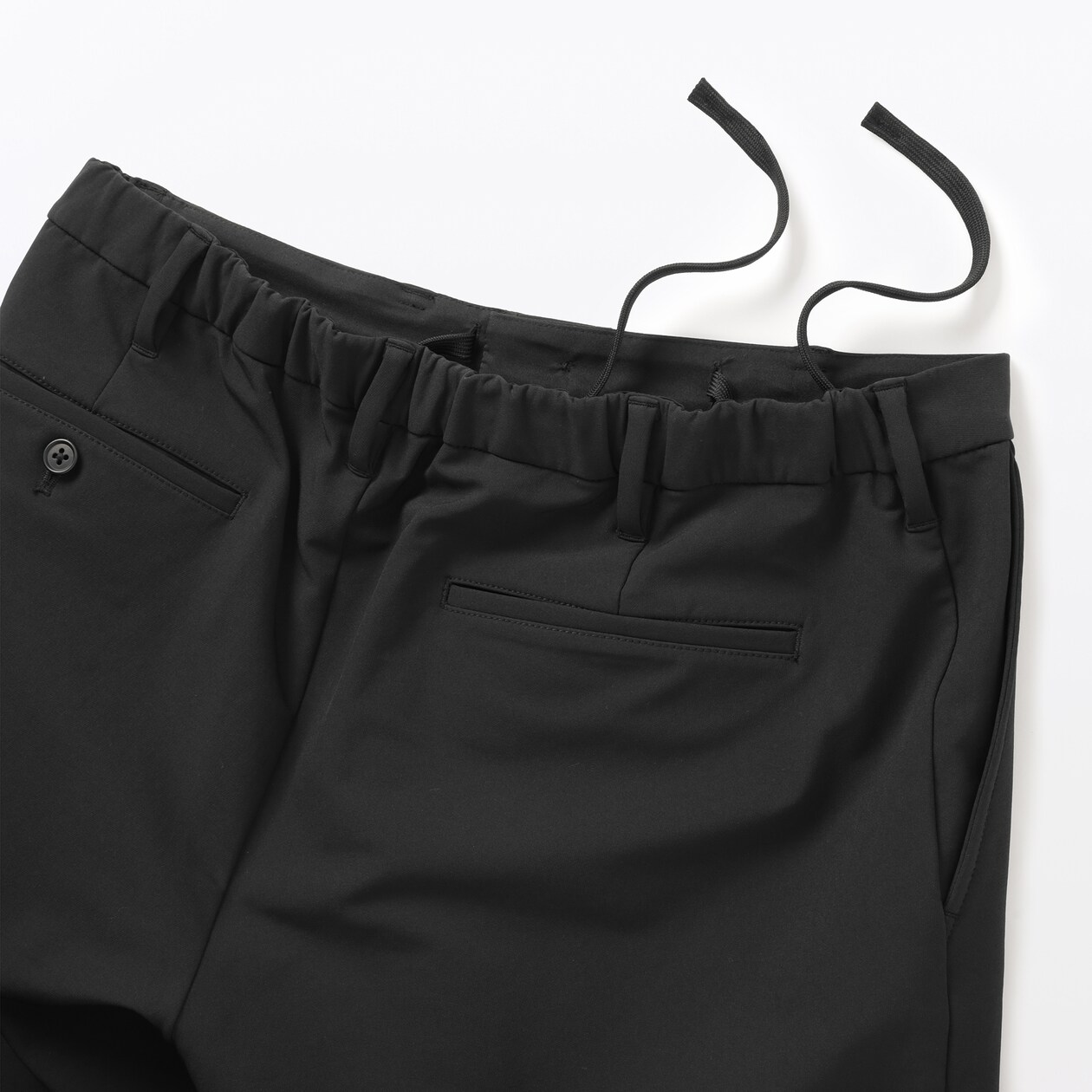 紳士　防風裏起毛ストレッチテーパードパンツ