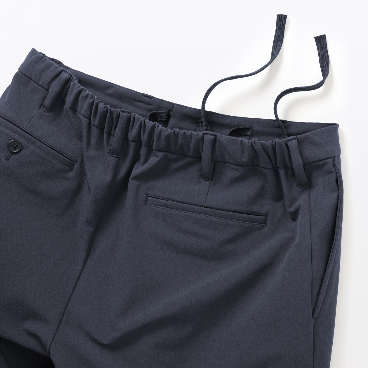 紳士　防風裏起毛ストレッチテーパードパンツ