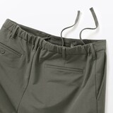 紳士　防風裏起毛ストレッチテーパードパンツ