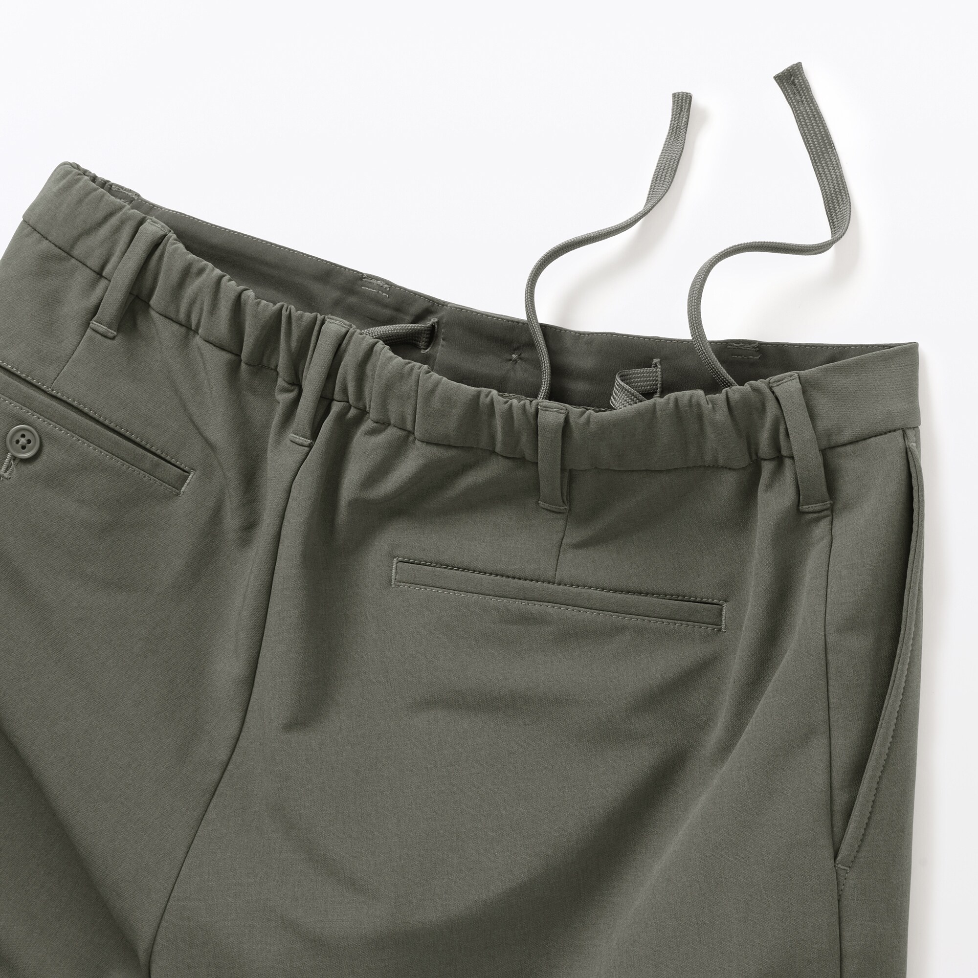 紳士　防風裏起毛ストレッチテーパードパンツ