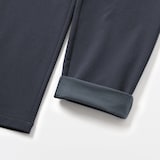 紳士　防風裏起毛ストレッチテーパードパンツ