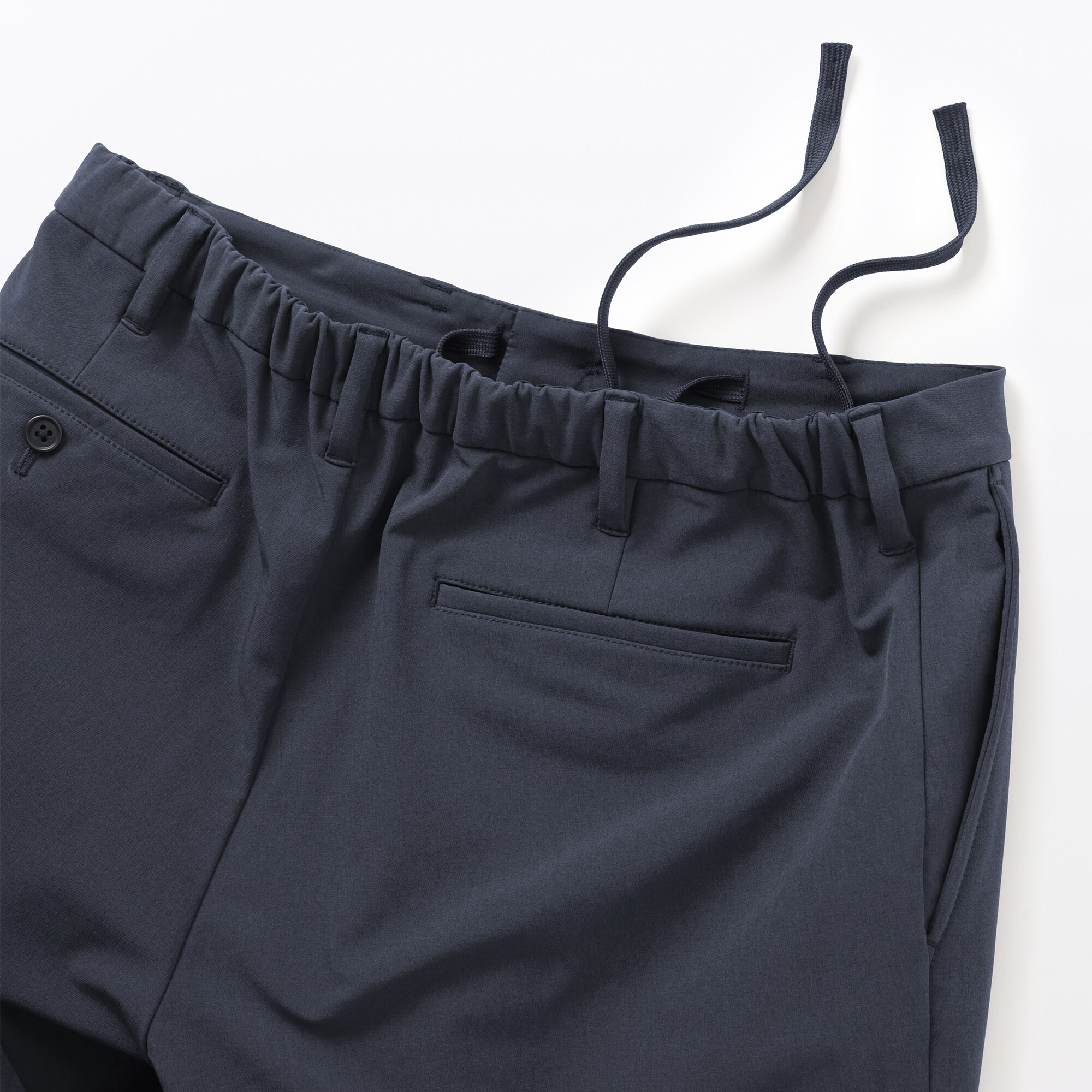 紳士　防風裏起毛ストレッチテーパードパンツ