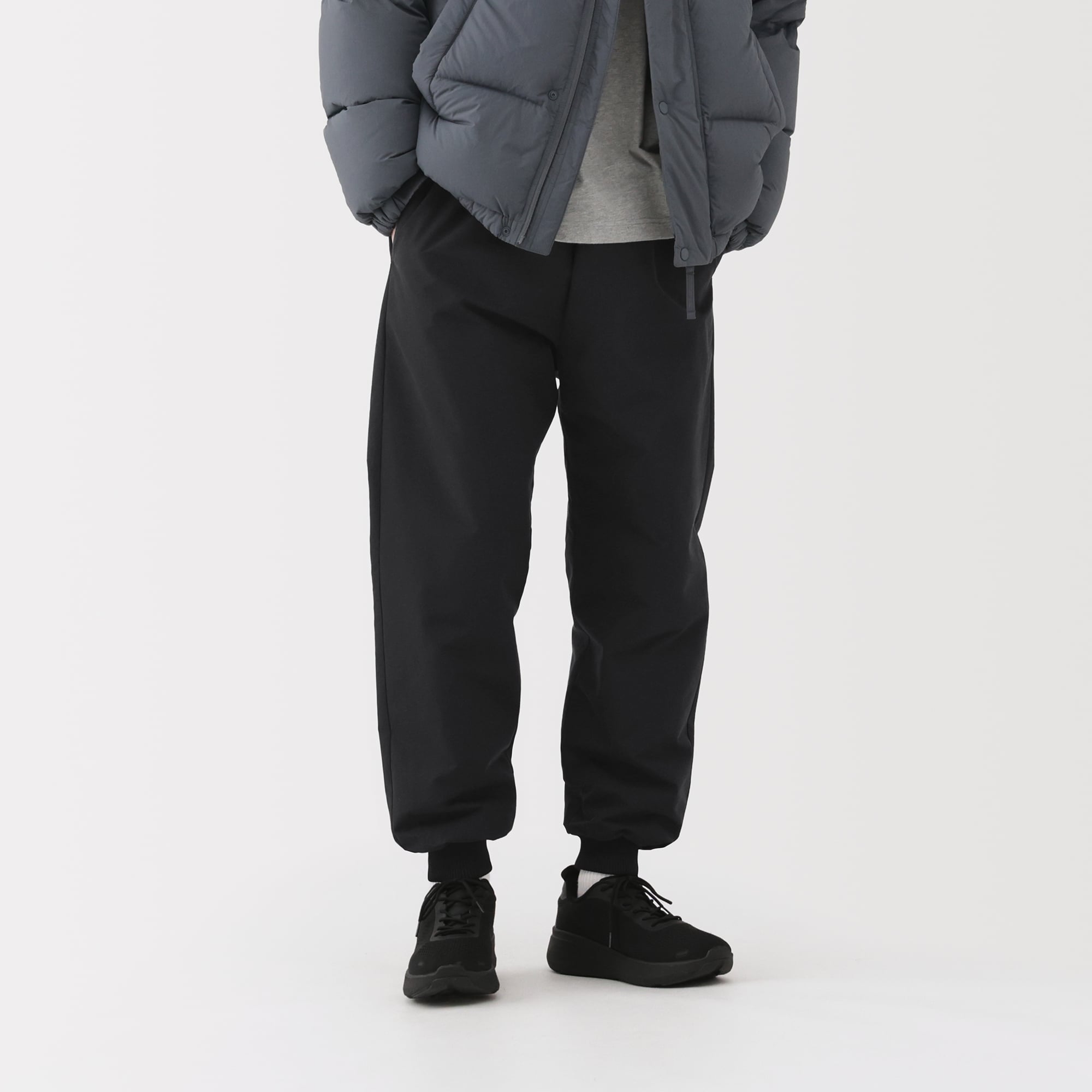 紳士　防風撥水中わたジョガーパンツ