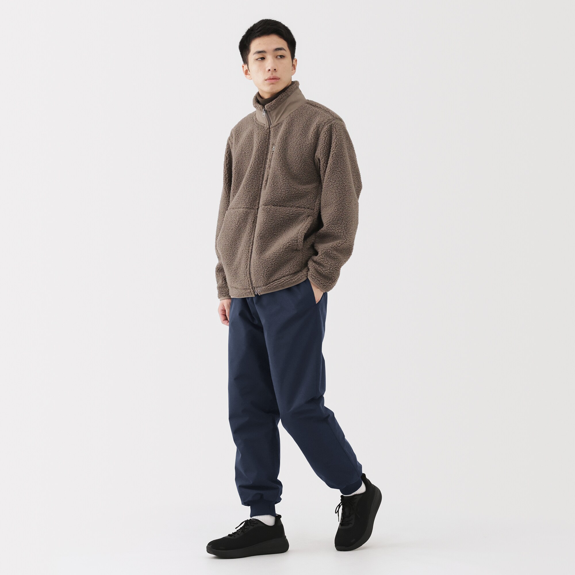 紳士 防風撥水中わたジョガーパンツ | 無印良品