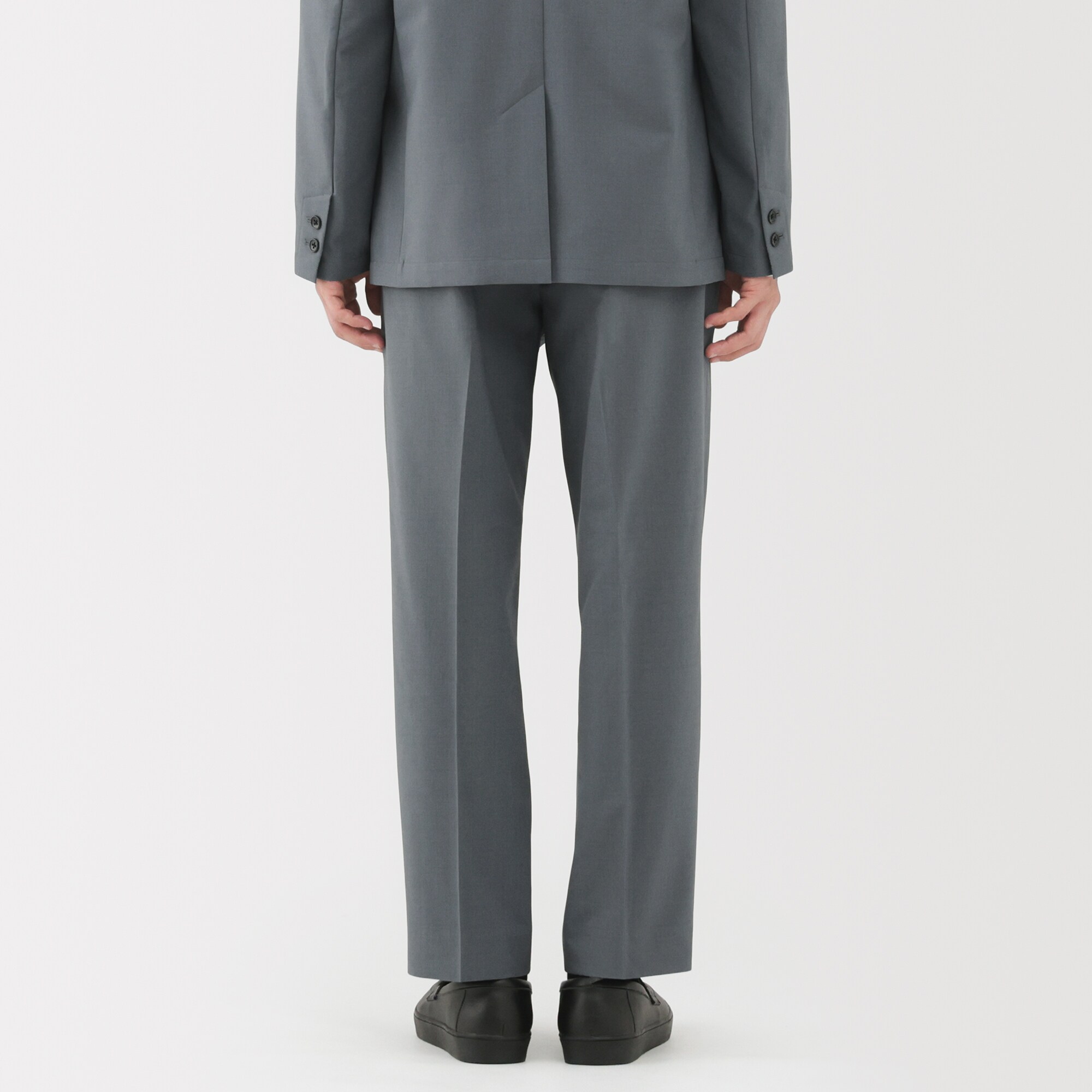 紳士 撥水ストレッチワンタックパンツ | 無印良品