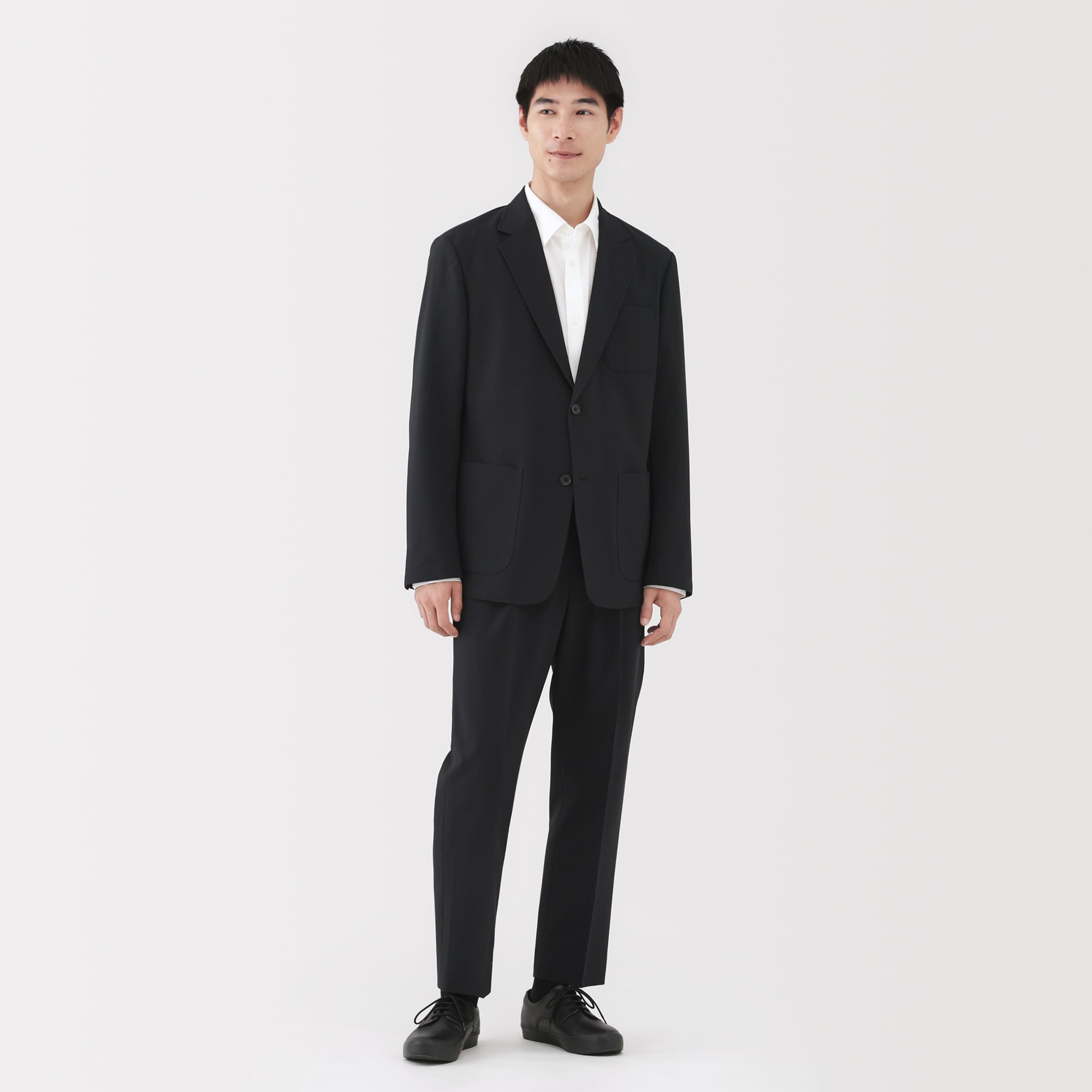 紳士 撥水ストレッチワンタックパンツ | 無印良品