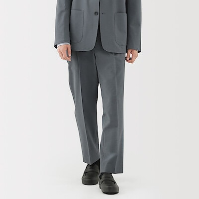 紳士　撥水ストレッチワンタックパンツ