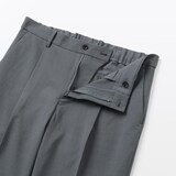 紳士　撥水ストレッチワンタックパンツ