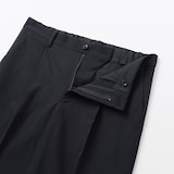 紳士　撥水ストレッチワンタックパンツ