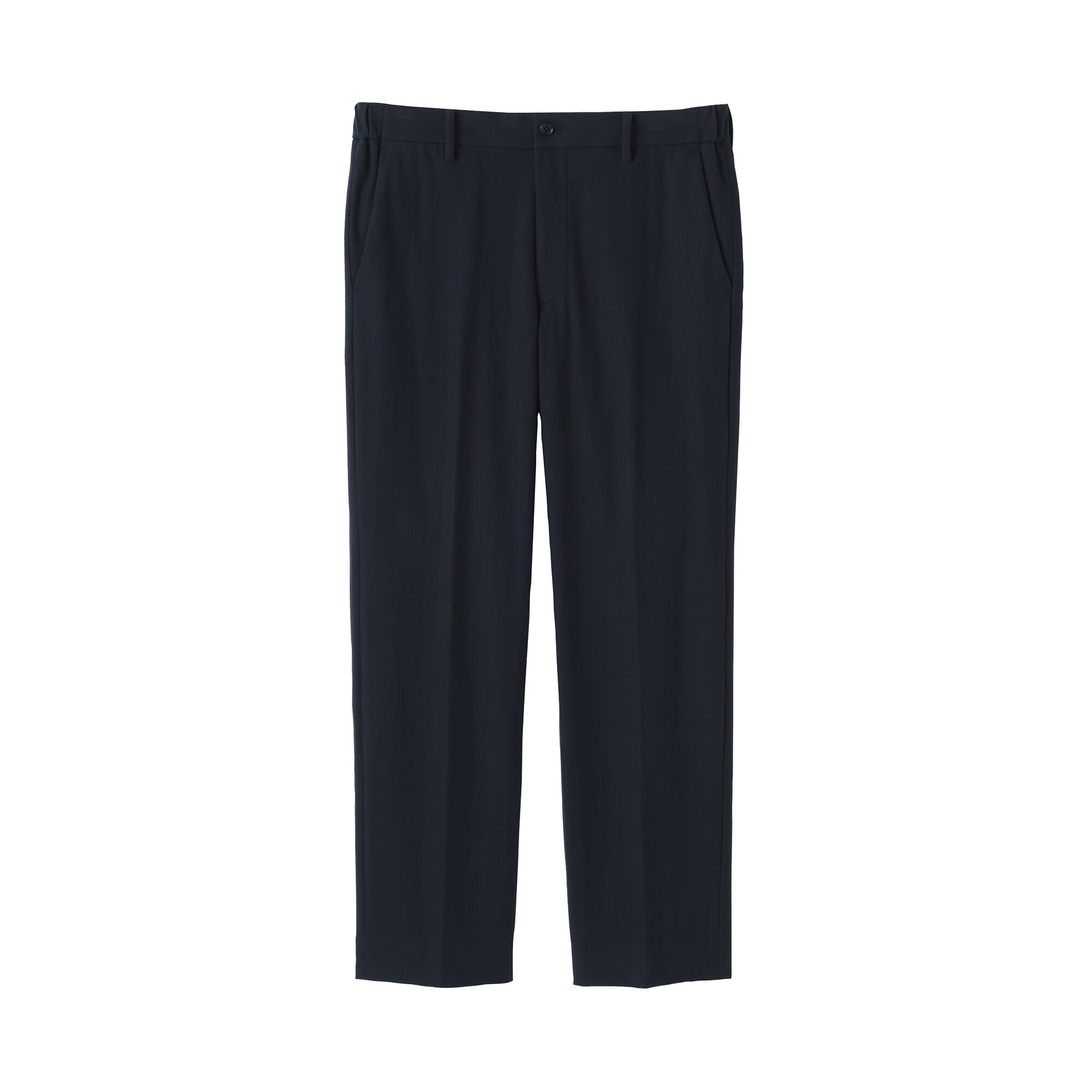 紳士　起毛ストレッチノータックパンツ