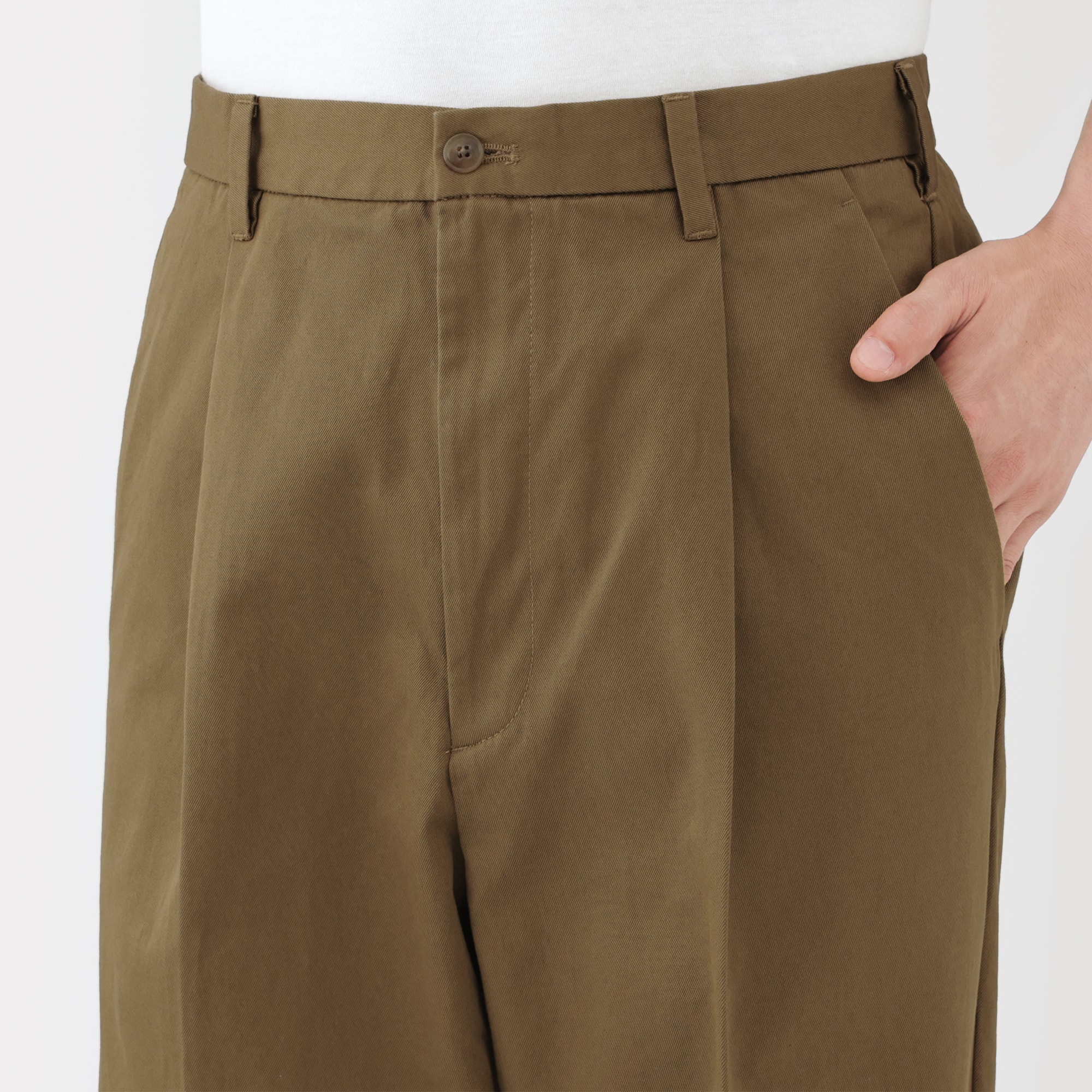 紳士 チノタックワイドパンツ | 無印良品