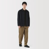 紳士　チノタックワイドパンツ