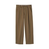 紳士　チノタックワイドパンツ