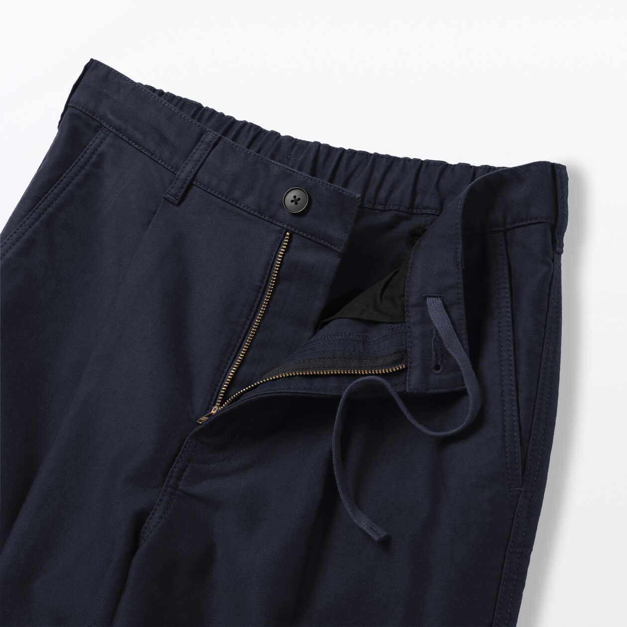 紳士　木の実から作ったカポック混モールスキンワークパンツ