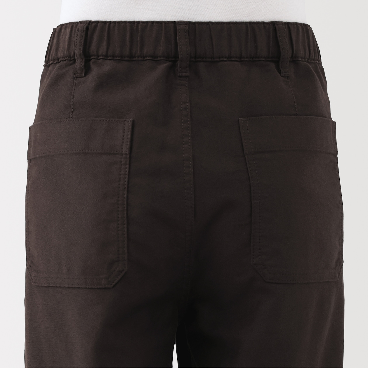 紳士　木の実から作ったカポック混モールスキンワークパンツ