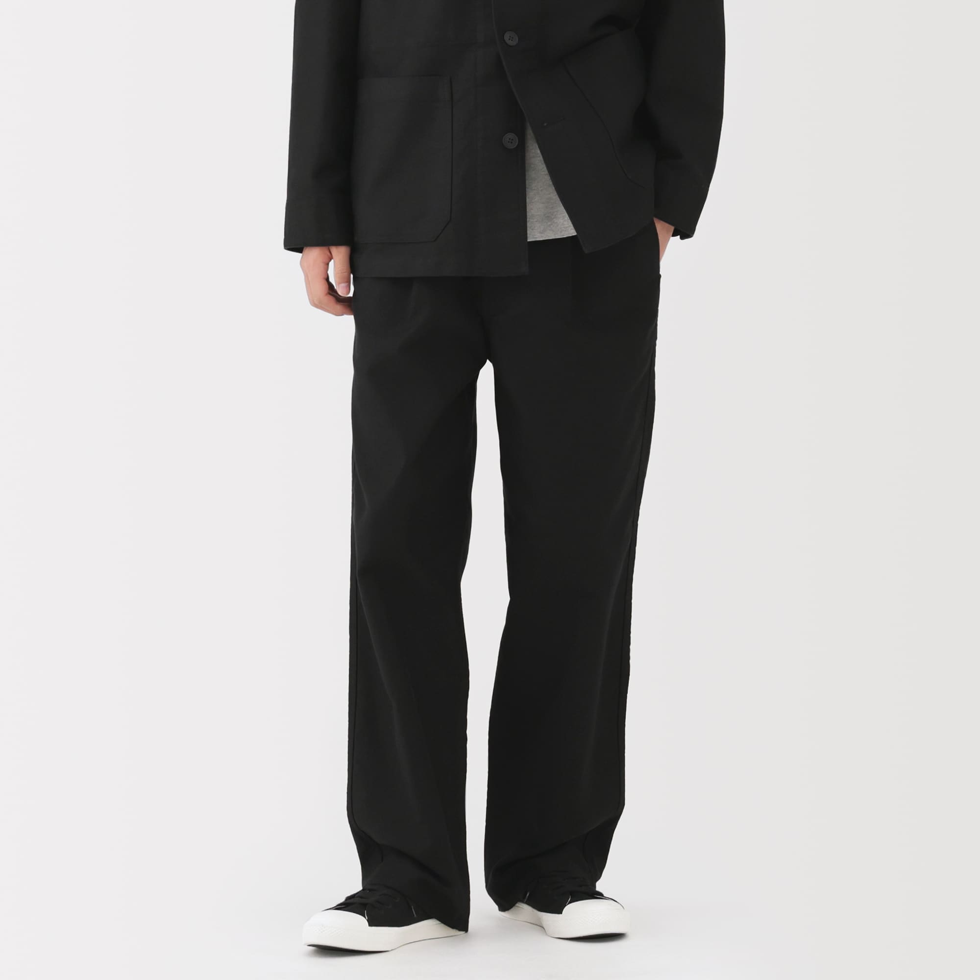 紳士 木の実から作ったカポック混モールスキンワークパンツ | 無印良品