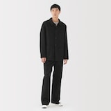 紳士　木の実から作ったカポック混モールスキンワークパンツ