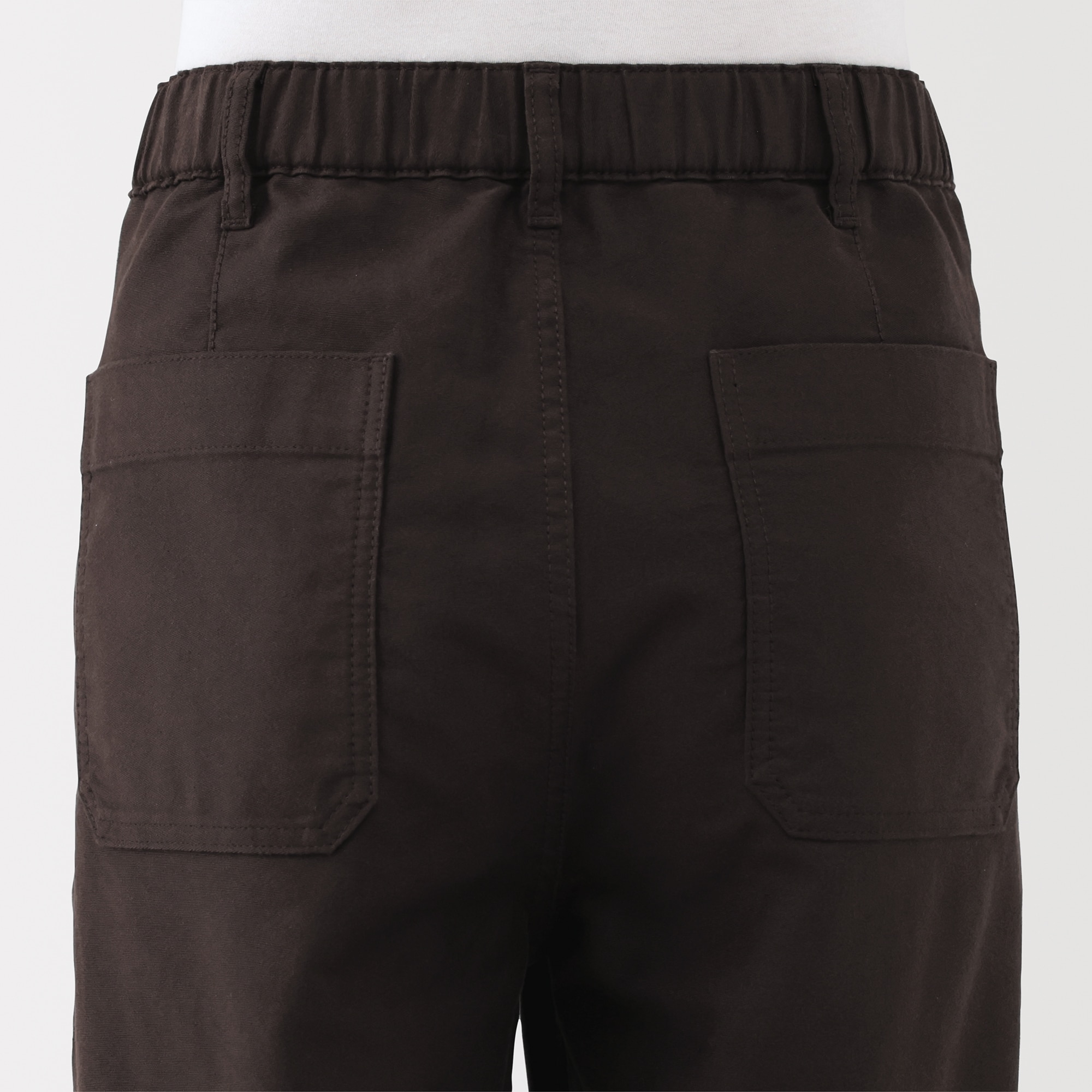 紳士　木の実から作ったカポック混モールスキンワークパンツ