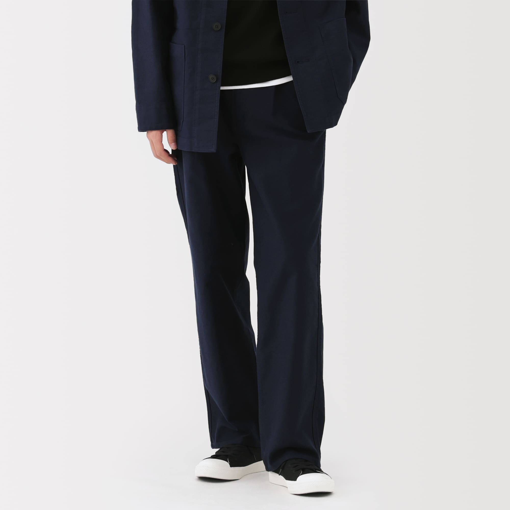 紳士 木の実から作ったカポック混モールスキンワークパンツ | 無印良品