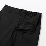 紳士　ストレッチノータックワイドパンツ