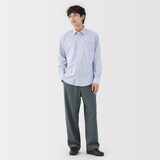 紳士　ストレッチノータックワイドパンツ