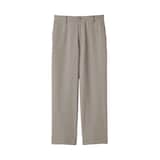 紳士　ストレッチノータックワイドパンツ