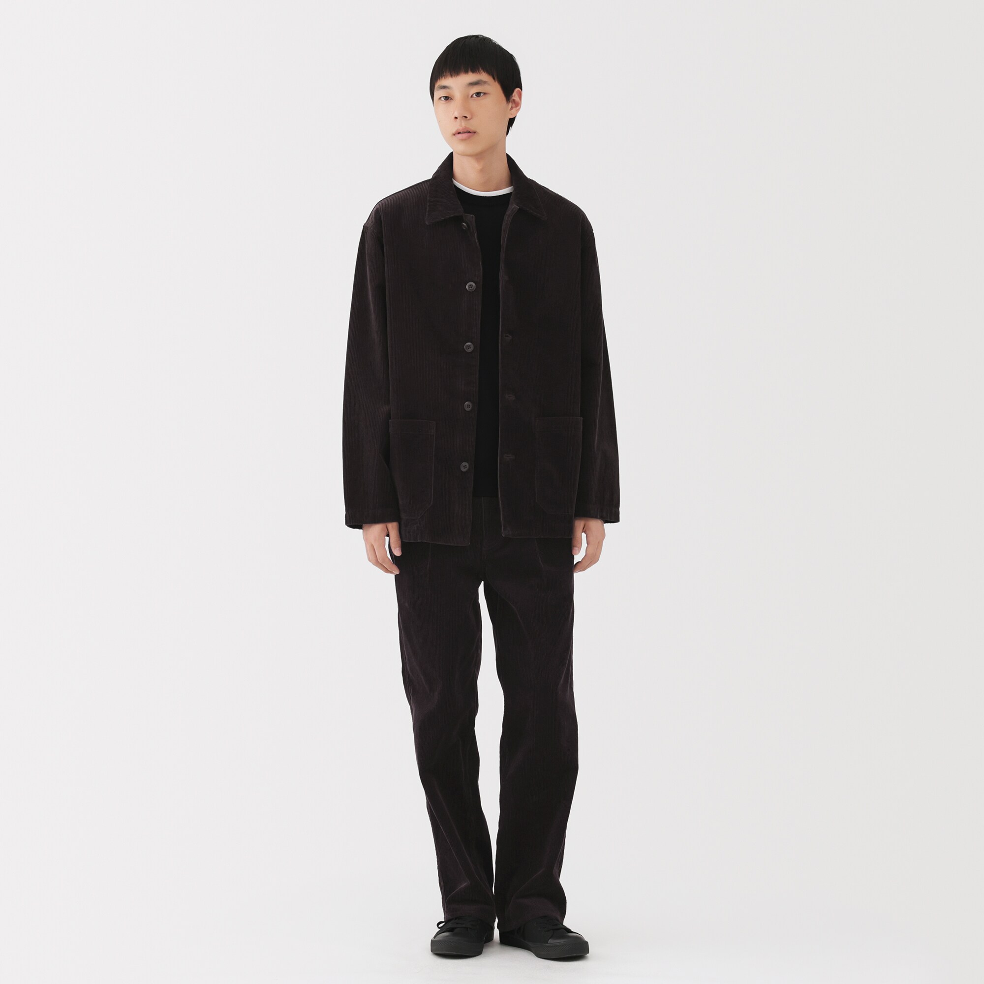 【即完売品】セットアップ　木の実から作ったカポック混 カバーオール　ワークパンツ グランツリー武蔵小杉】新商品／カポック混のカバーオールと