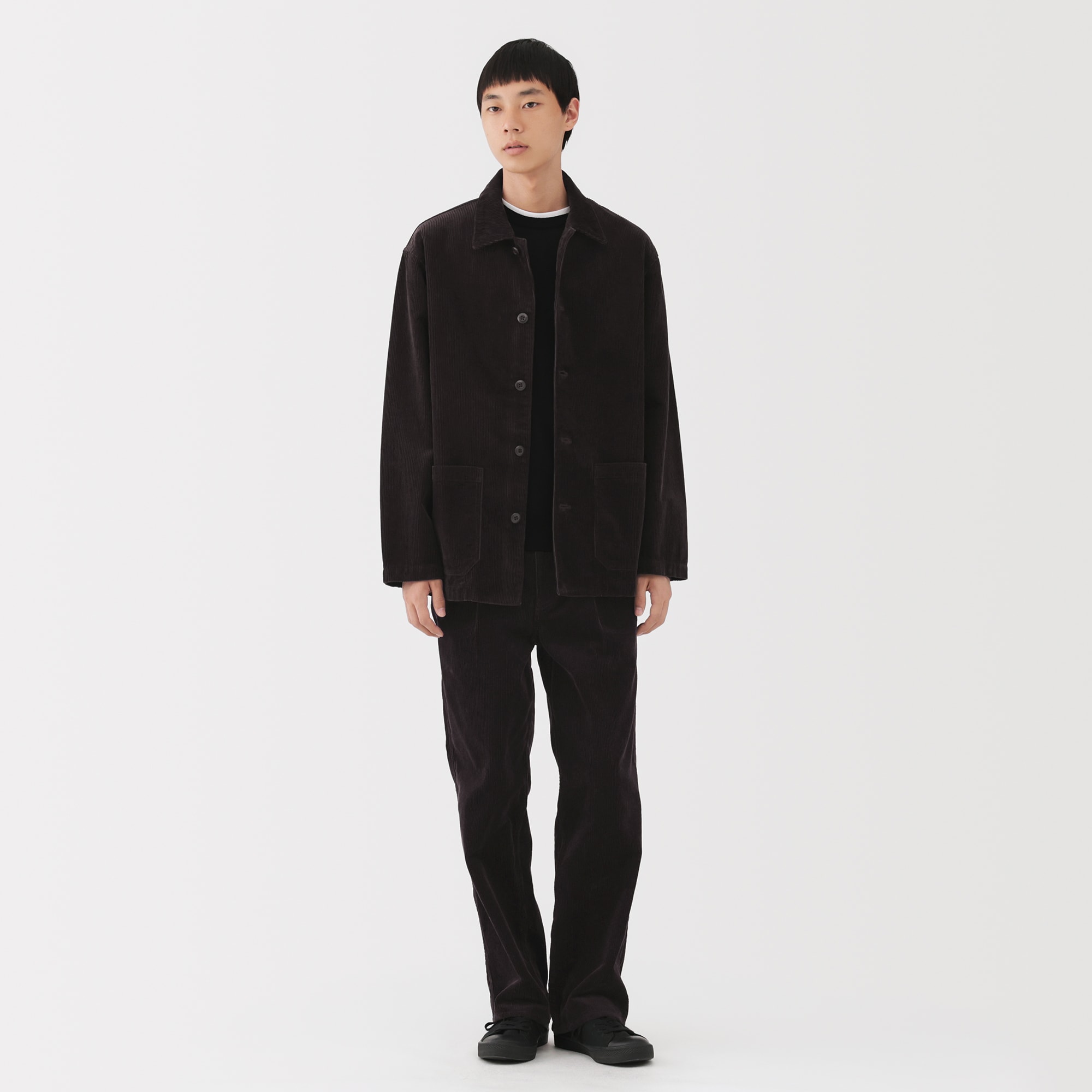 紳士 木の実から作ったカポック混コーデュロイワークパンツ | 無印良品