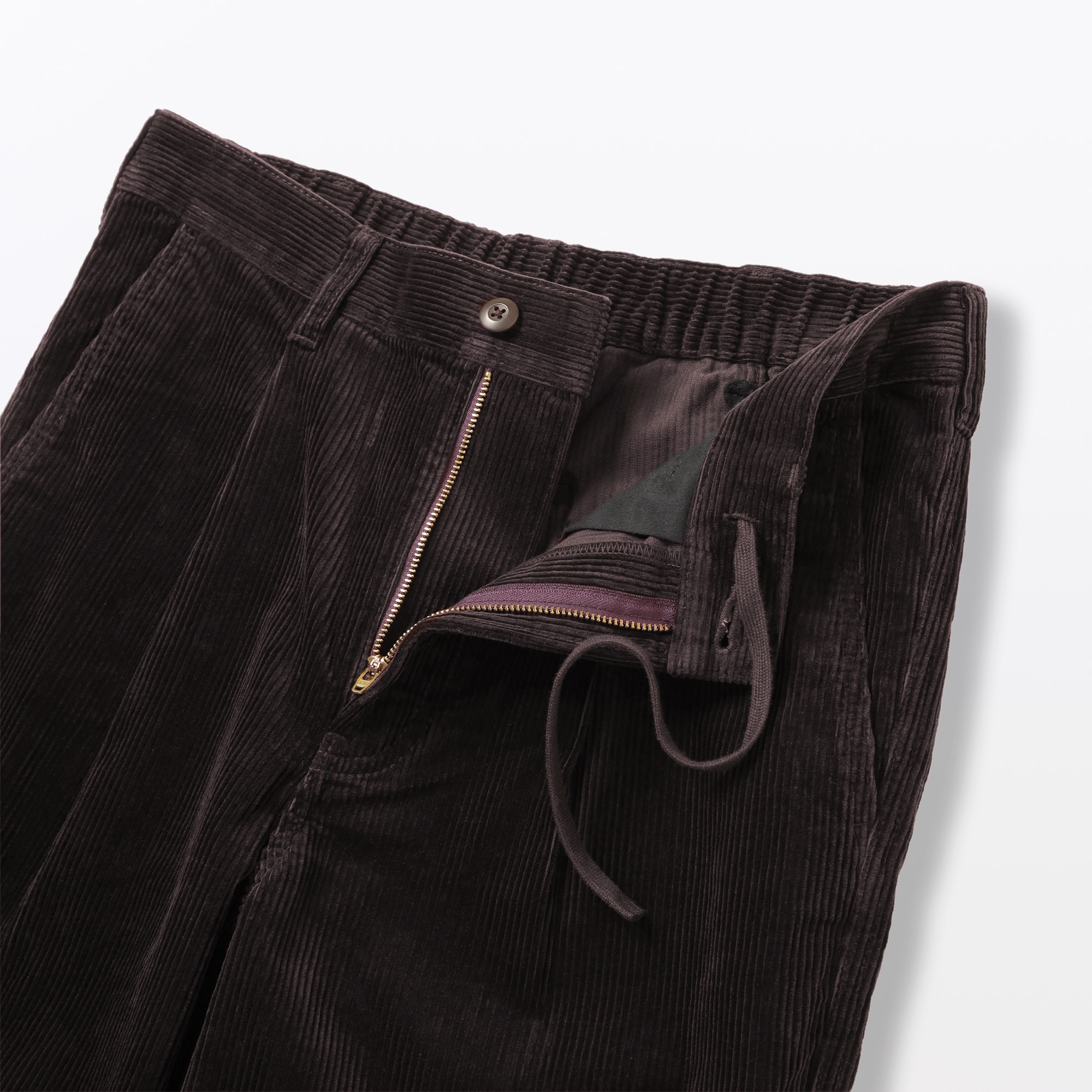 紳士　木の実から作ったカポック混コーデュロイワークパンツ