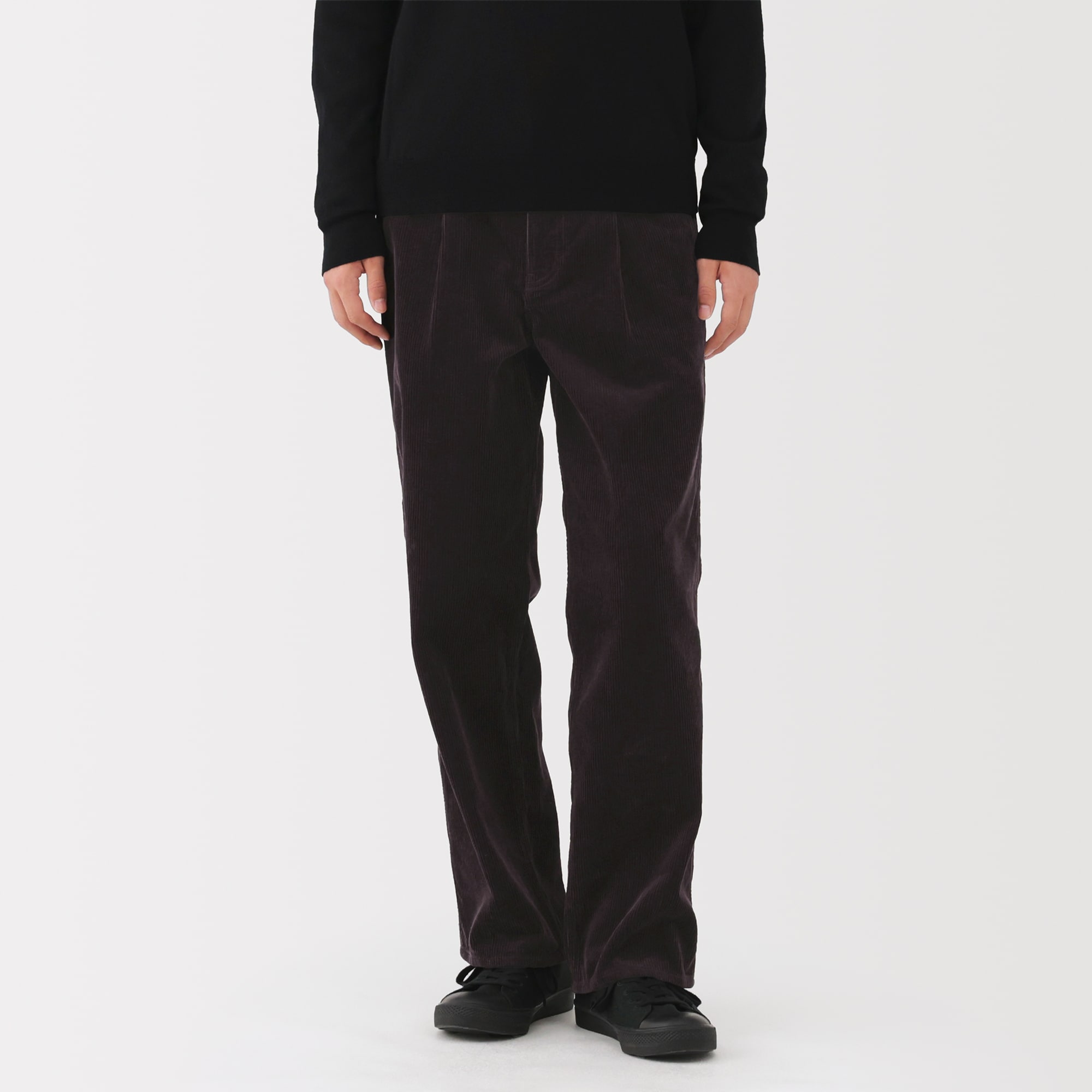 紳士　木の実から作ったカポック混コーデュロイワークパンツ