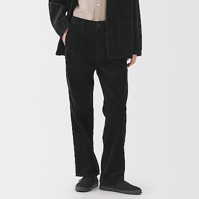 紳士　木の実から作ったカポック混コーデュロイワークパンツ