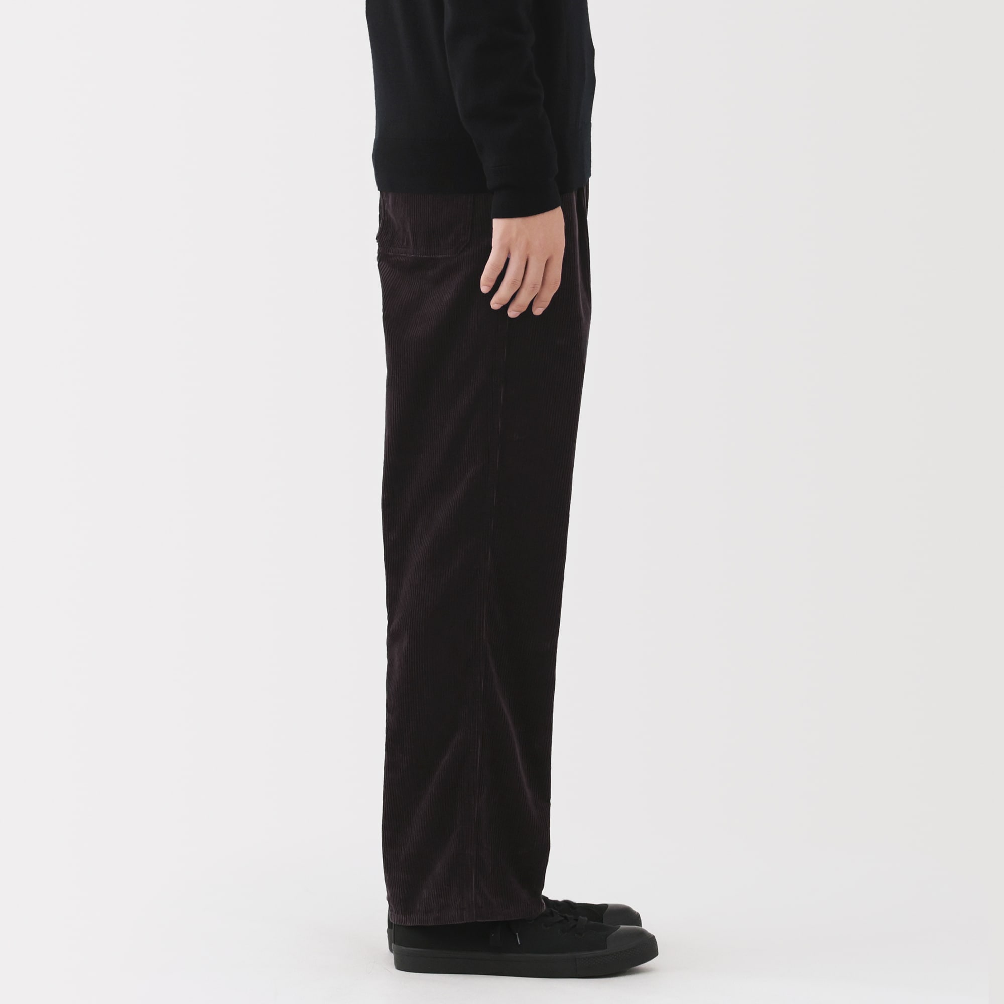 紳士　木の実から作ったカポック混コーデュロイワークパンツ