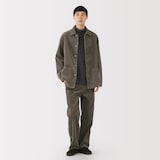 紳士　木の実から作ったカポック混コーデュロイワークパンツ