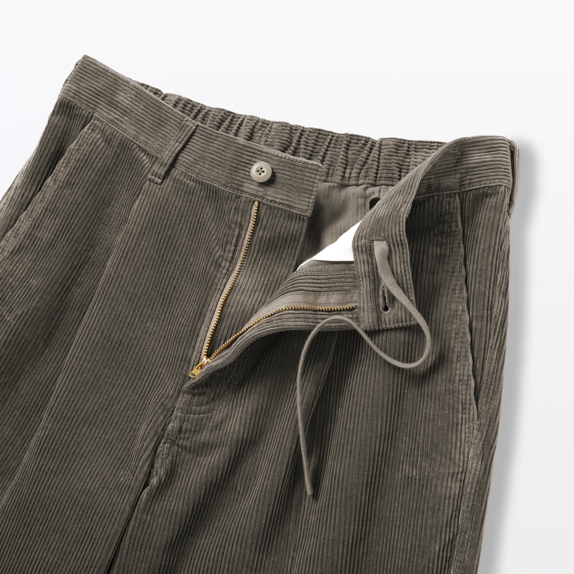 紳士　木の実から作ったカポック混コーデュロイワークパンツ