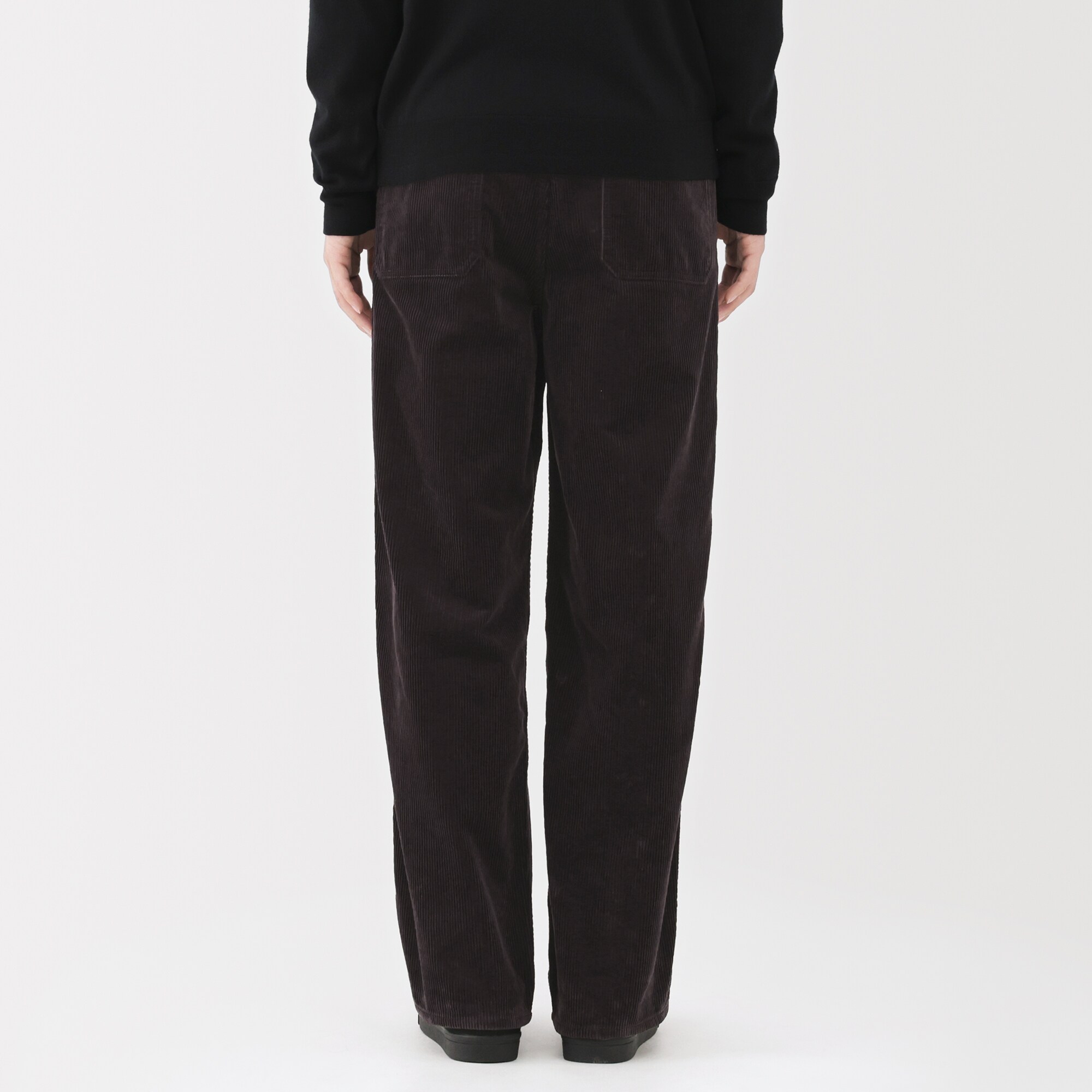 紳士　木の実から作ったカポック混コーデュロイワークパンツ