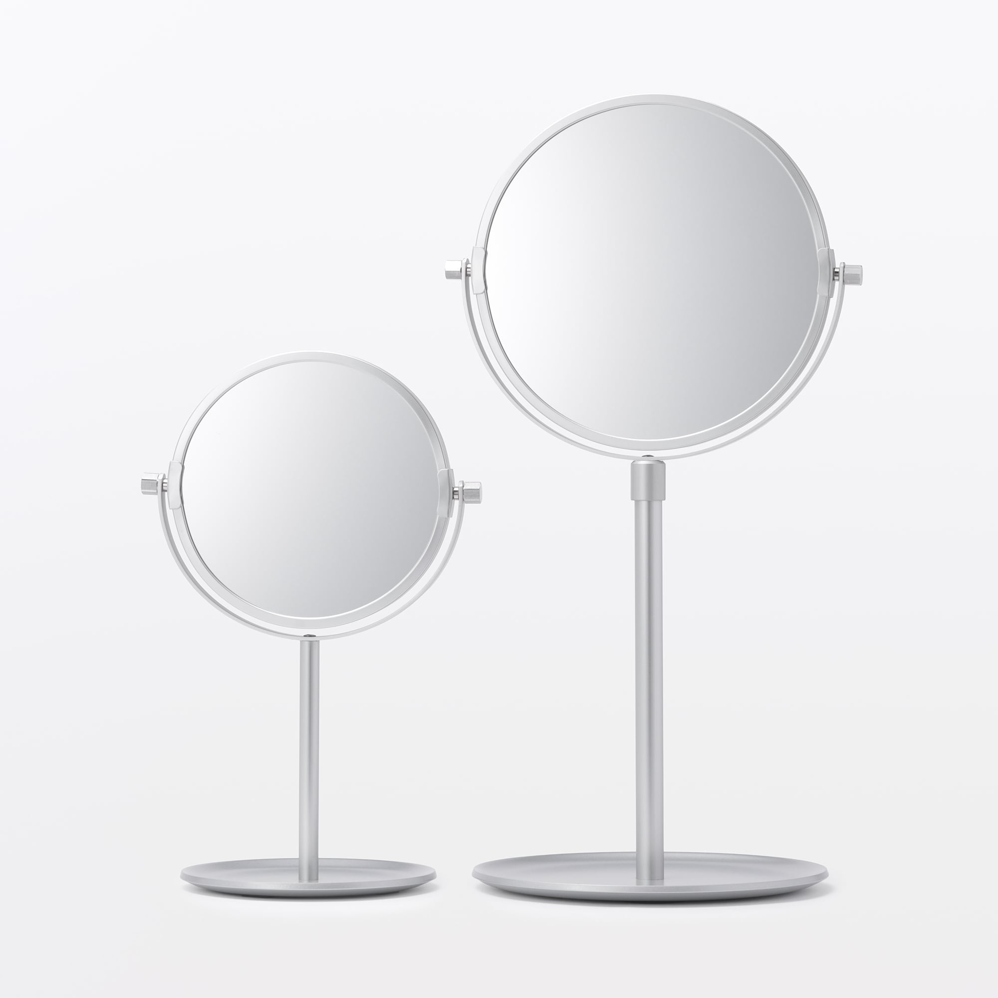 アルミコンパクトミラー・大（トレー式）