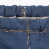 ベビー　おなかすっぽりデニム調十分丈レギンス