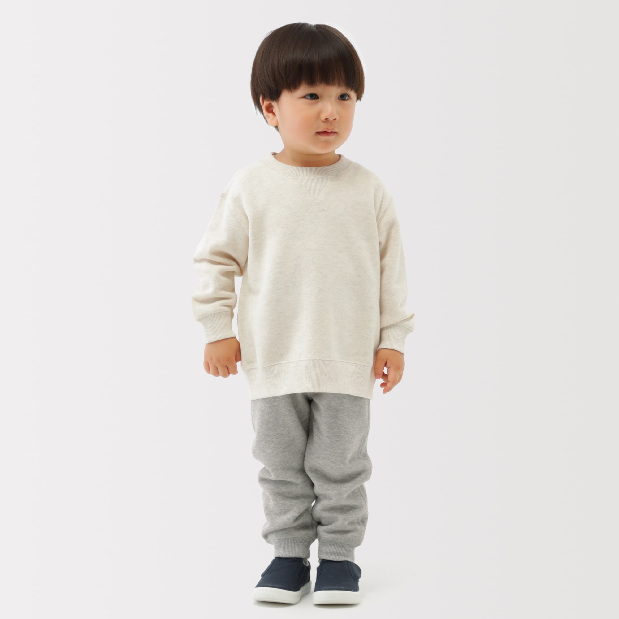 ベビー　おなかすっぽり裏毛スウェットジョガーパンツ