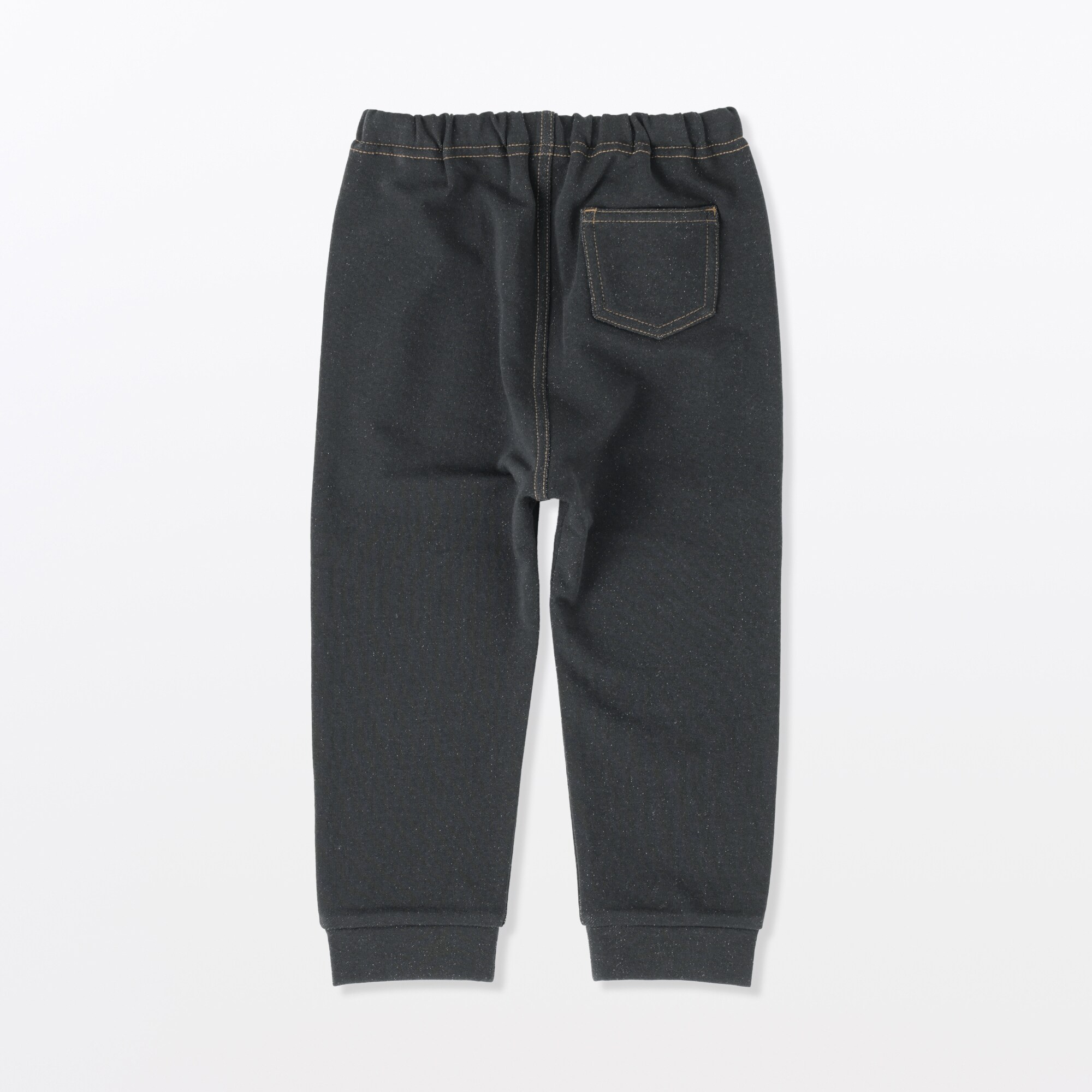 ベビー　おなかすっぽりデニム調ジョガーパンツ