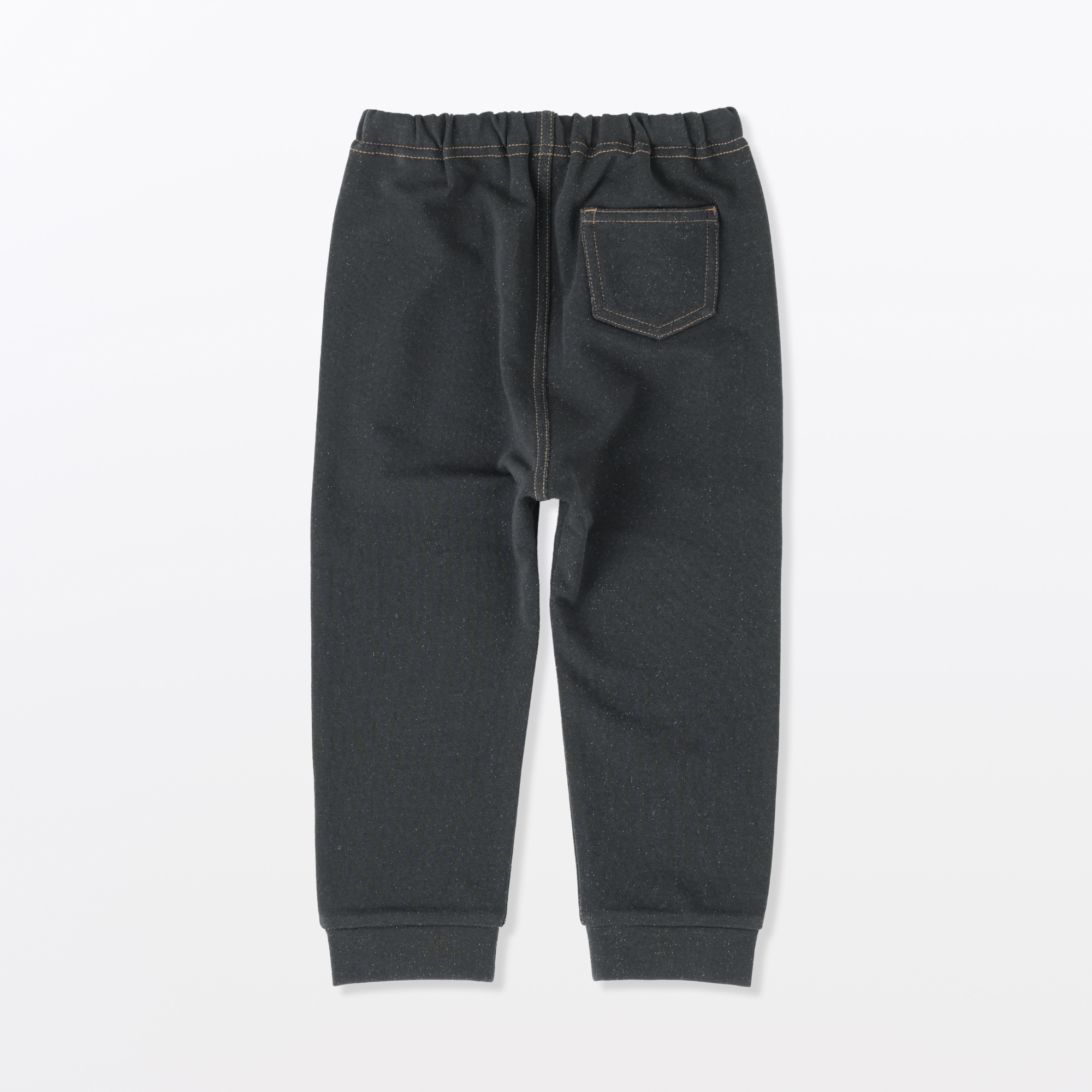 ベビー　おなかすっぽりデニム調ジョガーパンツ