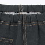 ベビー　おなかすっぽりデニム調ジョガーパンツ