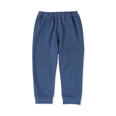 ベビー　おなかすっぽりデニム調ジョガーパンツ