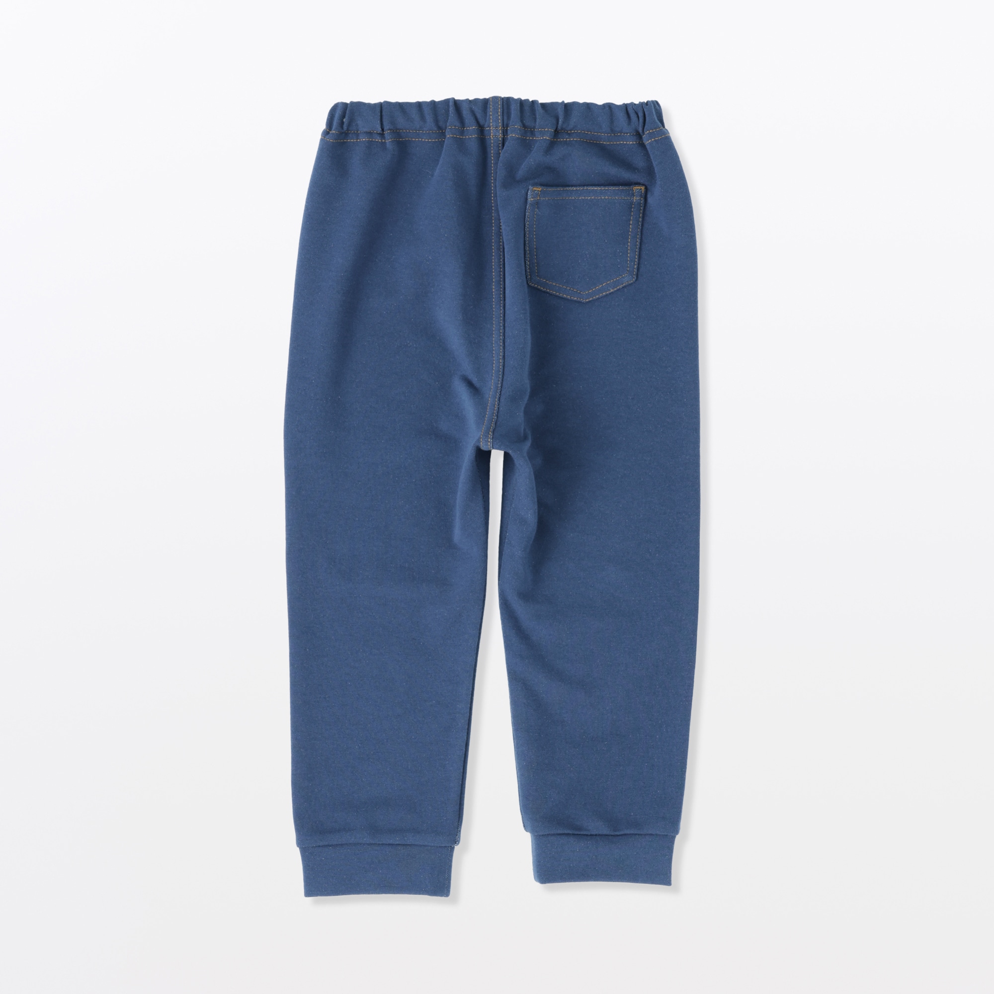 ベビー　おなかすっぽりデニム調ジョガーパンツ