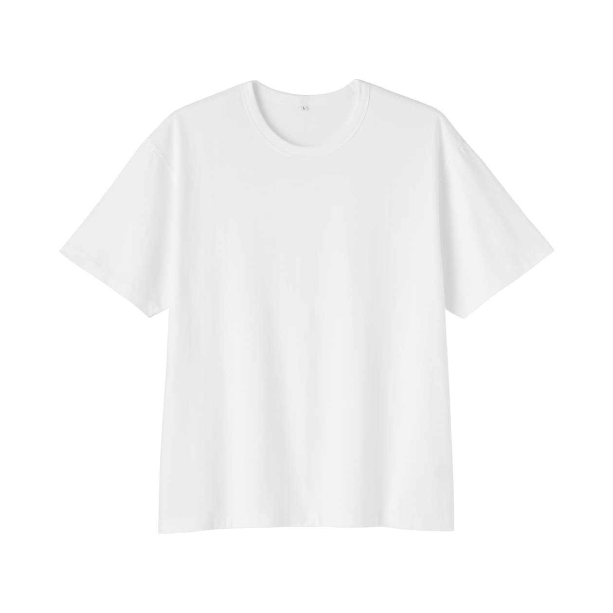 紳士　昔ながらの製法で編み立てた天竺クルーネック半袖Ｔシャツ