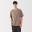 紳士　昔ながらの製法で編み立てた天竺クルーネック半袖Ｔシャツ