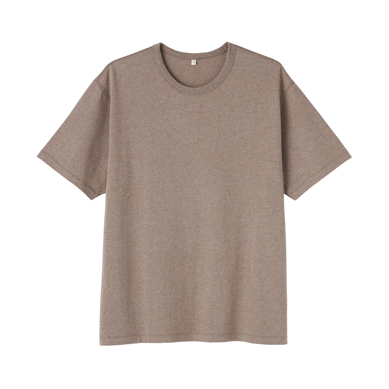紳士　昔ながらの製法で編み立てた天竺クルーネック半袖Ｔシャツ