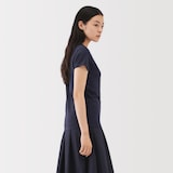 婦人　リネン混半袖Ｔシャツ