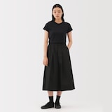 婦人　リネン混半袖Ｔシャツ