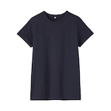 婦人　リネン混半袖Ｔシャツ