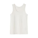 婦人　リネン混タンクトップ